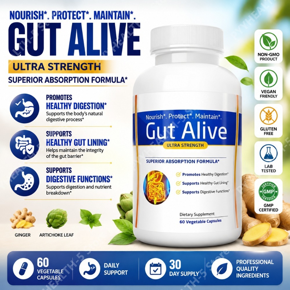 Gut Alive Natural Digestive He - Tulsi Holy Basil recension och pris
